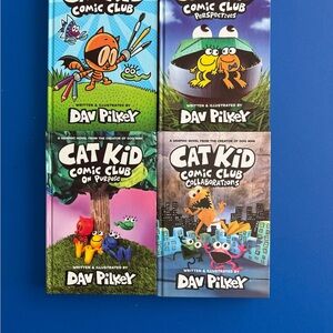 Cat Kid Comic Club Book Set by - Multicolor